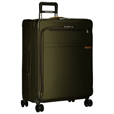 Briggs & Riley Baseline Large Expandable 4-Wheel Spinner Suitcase Olive
